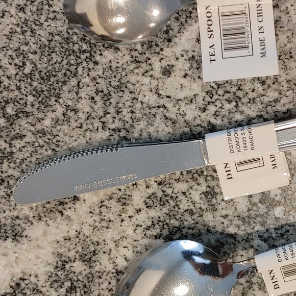 Camping utensils, 3x table spoon, 3x tea spoon, 3x knife in all 9 pieces - Picture 6 of 7